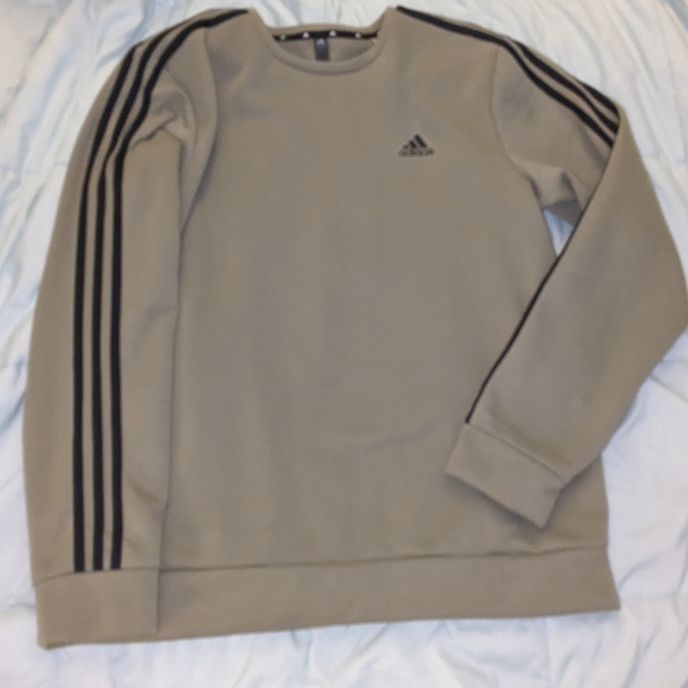 Adidas Mens 3 Strip Primegreen Sweatshirt